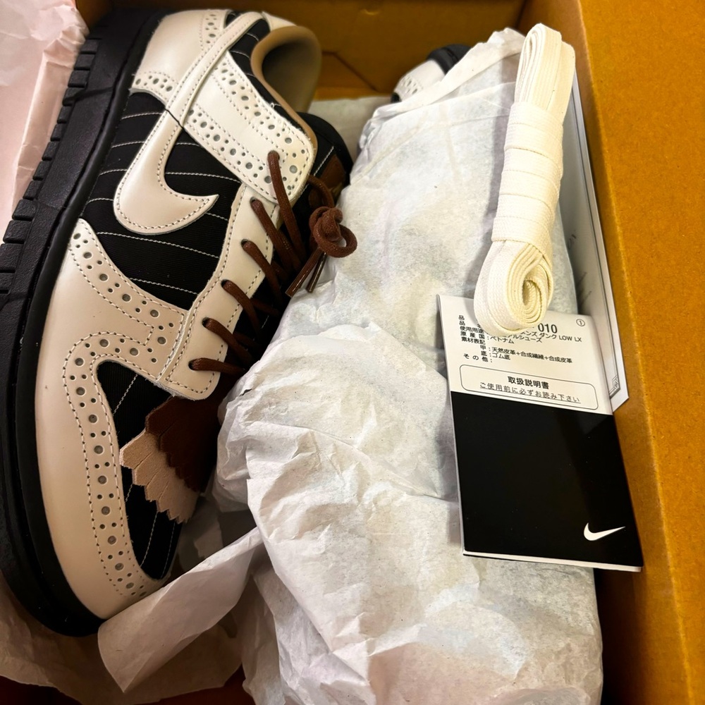 Rare 🇯🇵 Wmns Nike Dunk Low Premium Size 9 Men’s 7.5 Oxford loafer style